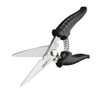 stedi Heavy Duty Multi-Purpose Scissors with Fine Tooth Easy Cutting Cable Notch Insulation Non-Slip Comfortable Grip