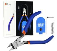 stedi Model Nipper, Sprue Cutter with Ultra-Thin Single-Blade and Stiff Spring Hobby Nippers for Gundam Repairing Plastic Model and Miniature Model, Orange