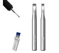 stedi Model Scriber Blades 2PCS,Tungsten steel Blades,1mm + 1.5mm Size,for Modeling Hobby,RG Scale Model, Engraved,Panel line,Resin,Scriber Replacement Blades. (2mm+2.5mm)
