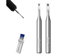 stedi Model Scriber Blades 2PCS,Tungsten steel Blades,1mm + 1.5mm Size,for Modeling Hobby,RG Scale Model, Engraved,Panel line,Resin,Scriber Replacement Blades (2mm+2.5mm)