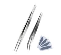 stedi Precision Thickened Tweezers Set, Model Hobby Making Tools (2PCS)