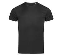 Stedman Active Men's Sports Tee in Black | Size: Large Stedman Active Black L