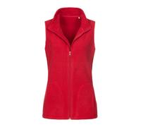 Stedman Active Women's Fleece Gilet in Red | Size: XL Stedman Active Red XL