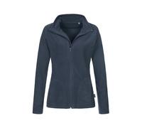 Stedman Active Women's FZ Fleece in Mid Blue | Size: XL Stedman Active Mid Blue XL