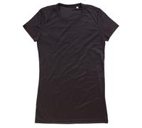 Stedman Active Women's Sports Tee in Black | Size: XL Stedman Active Black XL