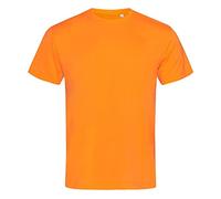Stedman Apparel Men's Active Cotton Touch/ST8600 T-Shirt, Cyber Orange, X-Large