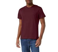 Stedman Apparel Men's Classic-T Plain Short Sleeve T-Shirt, Red (Burgundy Red), Small