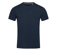 Stedman Apparel Men's Clive Crew Neck/ST9600 Premium Slim Fit Classic Short Sleeve T-Shirt, Marina Blue, Large
