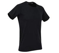 Stedman Apparel Men's Clive (Crew Neck)/ST9600 Premium T-Shirt, Black Opal, Large