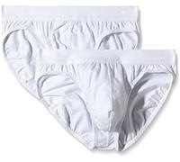 Stedman Apparel Men's Dexter (Briefs)/ST9692 Boxer, White, Large (Pack of 2)