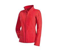 Stedman Apparel Women's Active Fleece/ST5100 Long Sleeve Sweatshirt, Scarlet Red, Size 12 (Manufacturer Size:Medium)