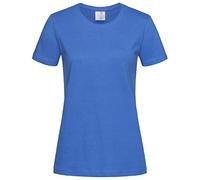 Stedman Apparel Women's Classic-T/ST2600 Regular Fit Short Sleeve T-Shirt, Blue (Bright Royal), Size 14 (Manufacturer Size:Large)
