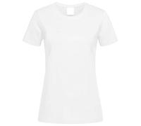 Stedman Apparel Women's Classic-T/ST2600 Regular Fit Short Sleeve T-Shirt, White, Size 12 (Manufacturer Size:Medium)