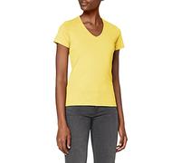 Stedman Apparel Women's Classic-T V-neck/ST2700 T-Shirt, Yellow, Size 10 (Size:Small)