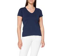 Stedman Apparel Women's Classic-T V-neck/ST2700 T-Shirt, Navy Blue, Size 14 (Size:Large)