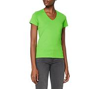 Stedman Womens T-Shirt Classic-T V-Neck ST2700, Regular Fit, Short-Sleeve, Kiwi Green, Size 10 Small