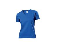 Stedman Classic V-Neck Ladies Cotton Plain T-Shirt - Sizes 10-18