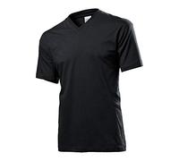 Stedman Classic V-Neck T-Shirt S M L XL XXL - Black - L