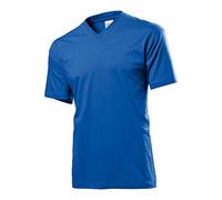 Stedman Classic V-Neck T-Shirt S M L XL XXL - Blue - M