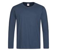 Stedman Classics Men's Stedman Classic Long Sleeved Tee in Navy | Size: Large Stedman Classics Navy L