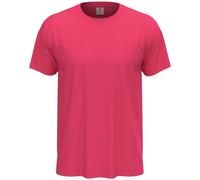 Stedman Classics Men's Stedman Classic Tee in Bright Pink | Size: Large Stedman Classics Bright Pink L