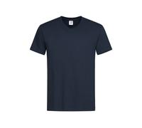 Stedman Classics Men's Stedman Classic V Neck Tee in Navy | Size: Large Stedman Classics Navy L