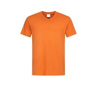 Stedman Classics Men's Stedman Classic V Neck Tee in Orange | Size: 2XL Stedman Classics Orange 2XL