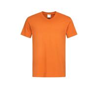 Stedman Classics Men's Stedman Classic V Neck Tee in Orange | Size: Large Stedman Classics Orange L
