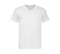 Stedman Classics Men's Stedman Classic V Neck Tee in White | Size: Small Stedman Classics White S