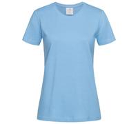 Stedman Classics Women's Stedman Classic Tee in Light Blue | Size: Large Stedman Classics Light Blue L