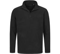 STEDMAN Mens HALF Zip up ANTI-PILL Polar Fleece Sweat Jackets Warm Work Pullover