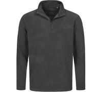 STEDMAN Mens HALF Zip up ANTI-PILL Polar Fleece Sweat Jackets Warm Work Pullover