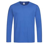 Stedman Mens Plain Long Sleeve Cotton Tee T-Shirt Tshirt No Logo Blank