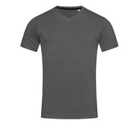 Stedman Stars Men's Clive V Neck Tee in Grey | Size: Small Stedman Stars Grey S