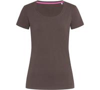 Stedman Stars Women's Stedman Claire Crew Neck Tee in Dark Brown | Size: XL Stedman Stars Dark Brown XL