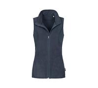 Stedman Womens Micro Fleece Gilet Navy Blue S
