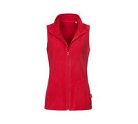 Stedman Womens Micro Fleece Gilet Red S