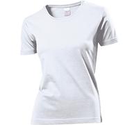 Stedman Women's Short SleeveT-Shirt - White - White - Large