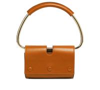 Stée mini Neo top-handle leather shoulder bag - Brown OS