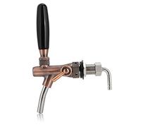 STEEIRO Retro Beer Tap, G5/8 Thread, Vintage Copper, Adjustable Flow, Brass, Stainless Steel, Chrome-Plated