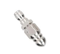 Steel 1/4 Inch Drain Cleaner Nozzle High Performance Clog Removal Instrument Not To Use Nozzles For Pipes And Sewage Pipes Clog Removal Nozzle For Pipes