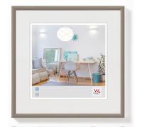 Walther New Lifestyle Photo Frame Steel 12x12 inch - (Insert 7x7 inch)