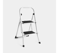 Steel 2 Step Ladder - White
