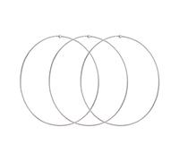 Steel 3Pcs Necklace 19.7in Long 0.1in Thick Stylish Design High Polish Fantasy Chain