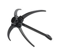 Steel 4 Claw Grappling Hook, Outdoor Climbing Hook, Spiral Sturdy Folding Design with 350kg Pulling Force, Survival Grappling Hook for Mountaineering Caving Rock Climbing