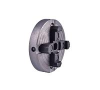 Steel 6 Inch/150mm 4-Jaw Single Action Chuck Woodworking Lathe Manual Self-Centering Chuck Thread 1 Inch 8TPI