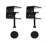 Steel Adjustable Shelf Brackets Featuring Clamps for Secure Support on Various Surfaces, Perfect for Organizing Shelves in Offices, Shops, and for Homes