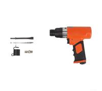 Steel Air Chisel Set for Rust Removal Welding(A) | 190mm for piston travel, robust steel build, for heavy-duty hammering, for ideal for welding deburring