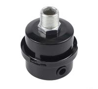 Steel Air Filter for Air Compressors - 16.5 x 11 x 3 cm Quiet Mode Replacement with Baked Coating, 20mm Thread, Compatible