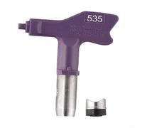 Steel Airless Spray Nozzle Tip in Purple for Titan-and for Wagner Paint Sprayers, Solid Metal Design, Selectable Sizes from 209 to 655, 20°-60° Pattern Width(245)